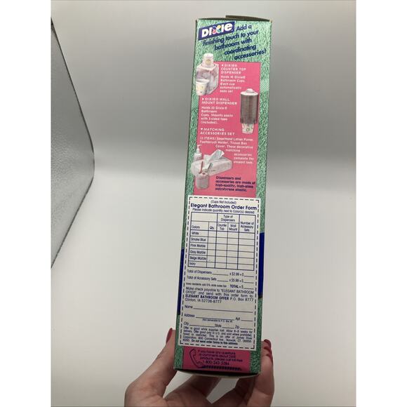 Vintage Dixie Cups Paint Strokes Box 3oz Cups 1995 Open Box 87 Cups Paint Stroke - Picture 10 of 12